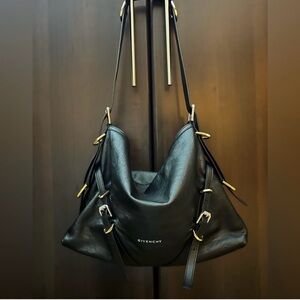 Givenchy Medium Voyou Black Leather Bag